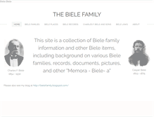 Tablet Screenshot of biele.org